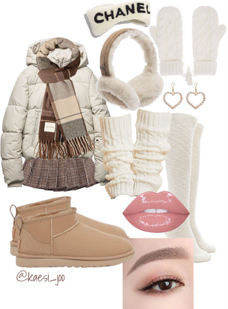coffee themed winter outfit