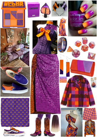 Purple & Orange Combo