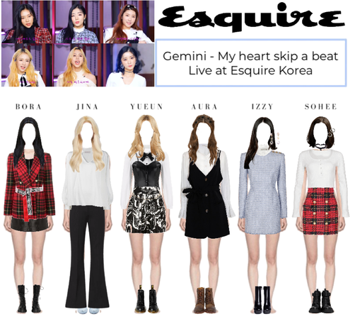 Gemini - My heart skip a beat Live Esquire Korea