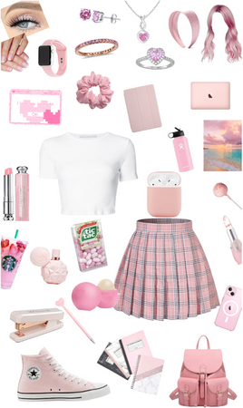 Pink School Fit🩷📚