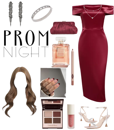 Prom night— maroon