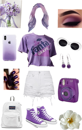 Purple & White