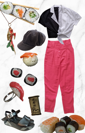 Sushis Outfit for Maki earrings