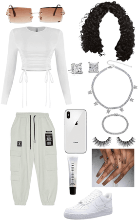 baddie all white outfit