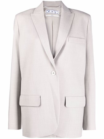 Off-White peak-lapel Tailored Blazer - Farfetch