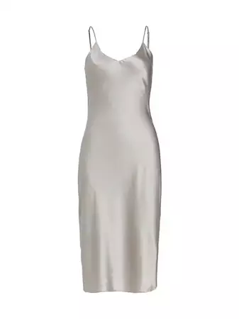 Shop Nili Lotan Sleeveless Silk Midi-Dress | Saks Fifth Avenue
