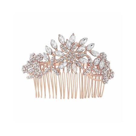 rose gold hair comb - Google Search