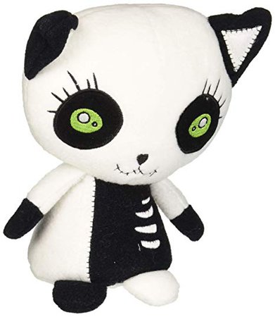 Amazon.com: Stitch Kittens Zippy Plush Figure, White/Black: Toys & Games