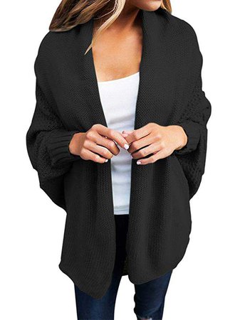 Dearlove Women's Casual Dolman Sleeve Open Front Knit Cardigan Sweaters S-XXL at Amazon Women’s Clothing store: