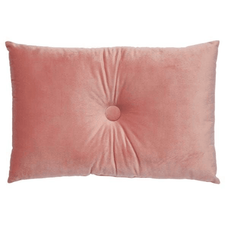 old rose dusky pink pillow velvet