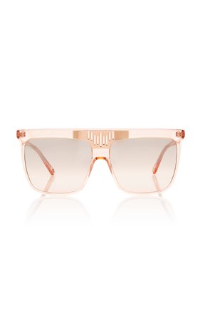 Peter and May Vic Aviator-Style Acetate Sunglasses
