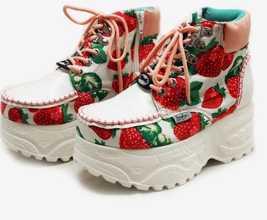 strawberry boots