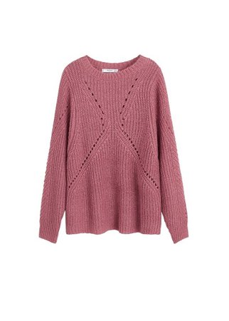 MANGO Textured knit sweater