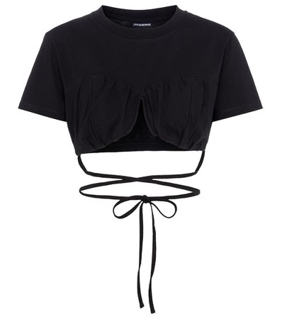 Jacquemus - Le T-shirt Baci cotton jersey top | Mytheresa