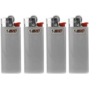 Amazon.com: Bic Mini Charcoal Grey Lighters Lot of 4 : Health & Household
