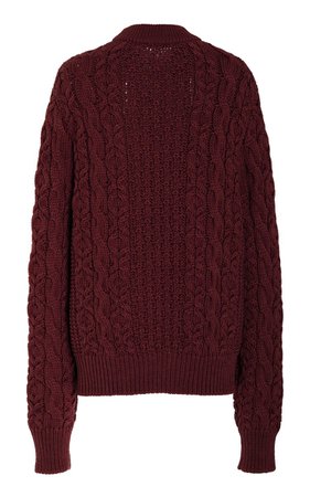 Chunky Cableknit Wool Sweater By Brandon Maxwell | Moda Operandi