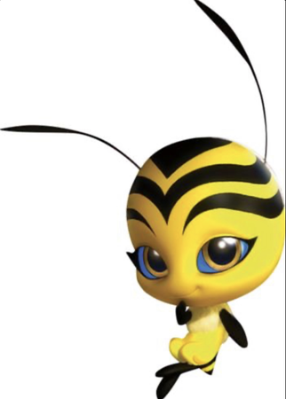 the bee kwami from tales of miraculous ladybug and cat noir