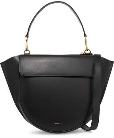 Wandler Medium Leather Shoulder Bag - Black