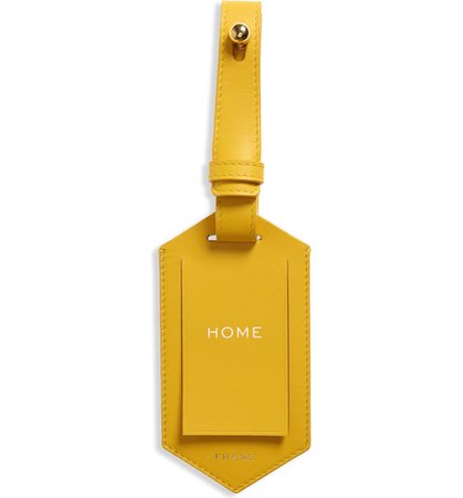 FRAME Home Leather Luggage Tag | Nordstrom