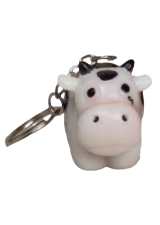 cow keychain