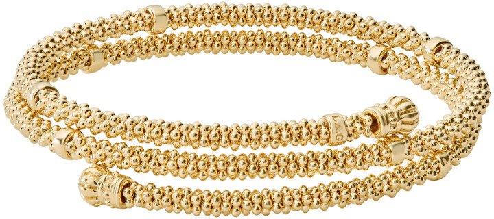 Caviar 18K Gold Coil Bracelet