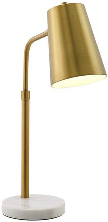 Table Lamp Bedroom Bedside Lamp Creative Marble Light Luxury IKEA Study Reading Table Lamp - - Amazon.com