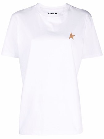 Golden Goose White Star Collection T-shirt - Farfetch