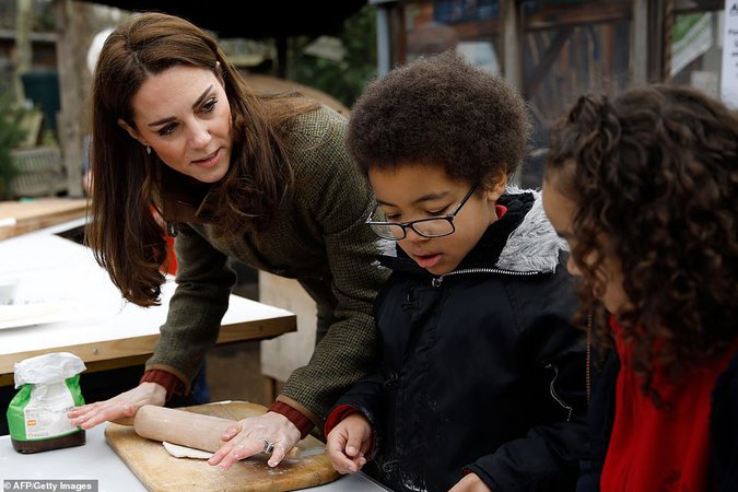 Kate Middleton visits a community garden in Islington | Daily Mail Online