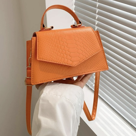 Orange Croc Shein Bag