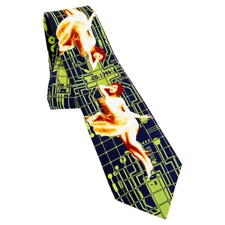 JPG Cyber Pin-Up Tie