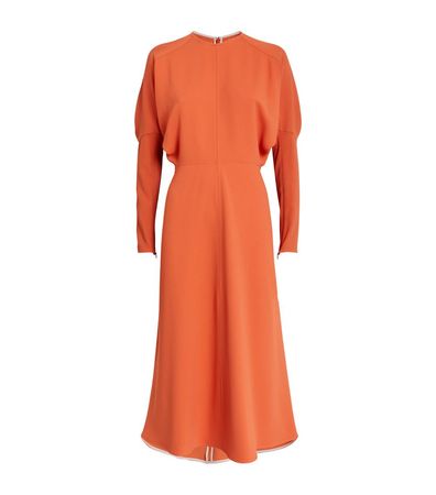 Womens Victoria Beckham orange Dolman Midi Dress | Harrods # {CountryCode}