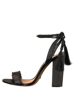 Schutz Black Tassel Heel from South Carolina by Baehr Feet Shoe Boutique — Shoptiques