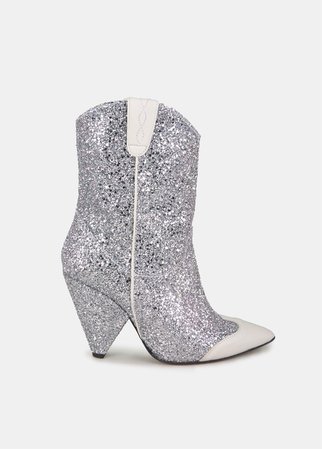 Silver glitter ankle boots - Essentiel Antwerp - EU store