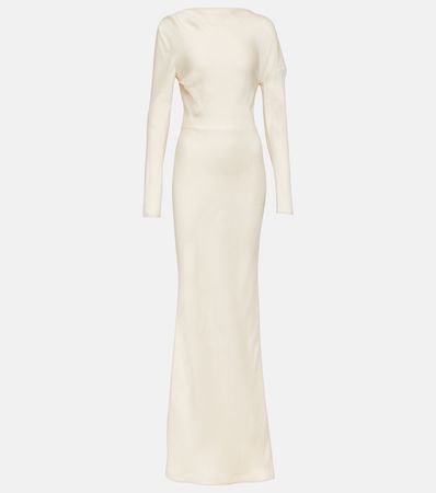 Crepe Gown in White - CO | Mytheresa