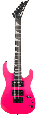 Jackson JS Series Dinky Minion JS1X Neon Pink Electric Guitar | Eusica | Music Store