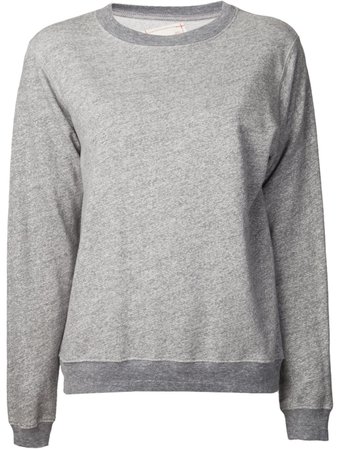 Daftbird Crew Neck Sweatshirt in Grey