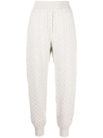 Brunello Cucinelli cable-knit Cashmere Track Pants - Farfetch