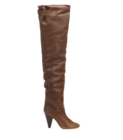 Likita Leather Over-The-Knee Boots - Isabel Marant | Mytheresa