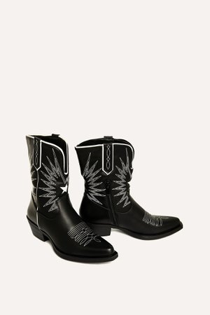 Zwarte cowboy laarzen | loavies.com