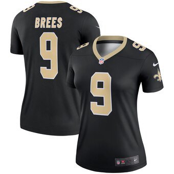 Women's New Orleans Saints Drew Brees Nike Black Game Player Jersey