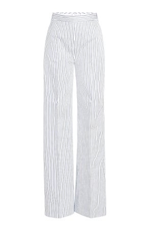 High Waisted Wide Leg Cotton Pants Gr. UK 12