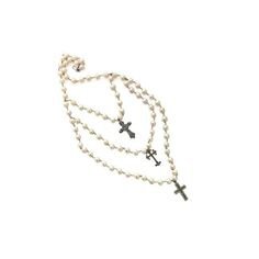 cross necklace stack