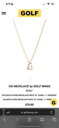 golf wang chain