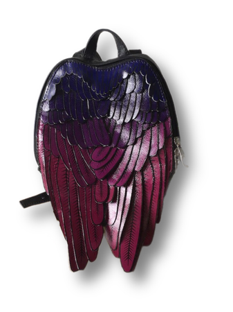 leather wings backpack bags