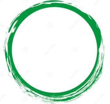 Green Circle Frame
