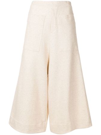 Osklen elasticated-waist Cropped Trousers