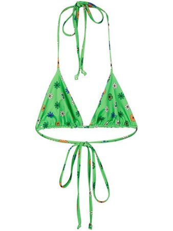Frankies Bikinis Willow scarf-print Bikini Top - Farfetch