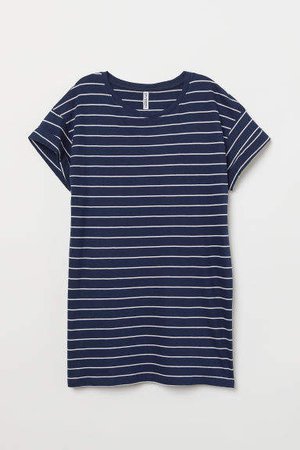 Long T-shirt - Blue