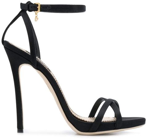 strappy heeled sandals