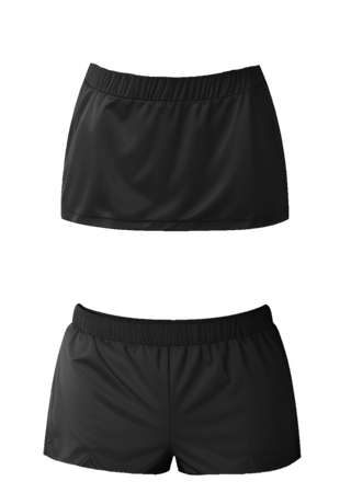low-rise sporty shorts png